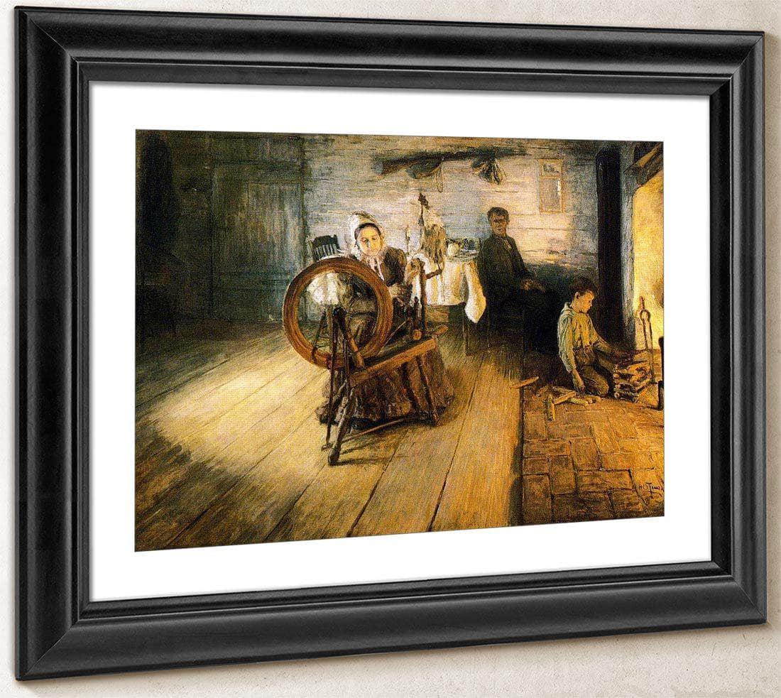 Spinning By Firelight The Boyhood Of George Washington Gray By Henry Ossawa Tanner Fine Art Print