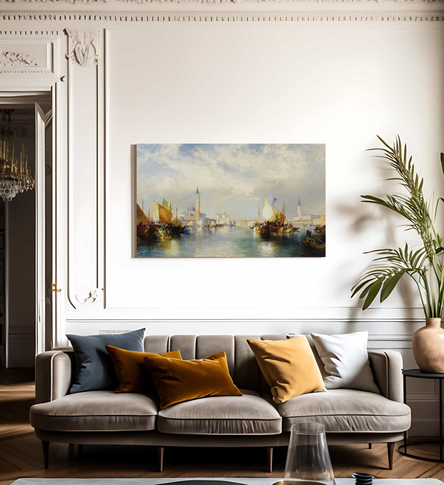 Splendor Of Venice The Grand Canal 1904 By George Turner Fine Art Print