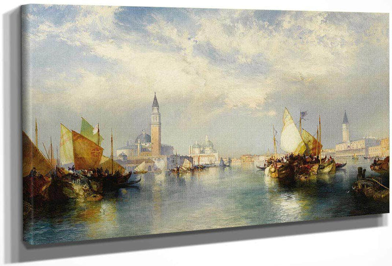 Splendor Of Venice The Grand Canal 1904 By George Turner Fine Art Print