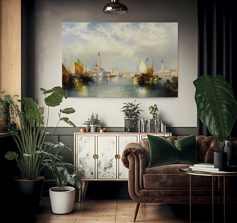 Splendor Of Venice The Grand Canal 1904 By George Turner Fine Art Print