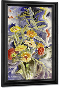 Spray Of Flowers By Charles Demuth Fine Art Print