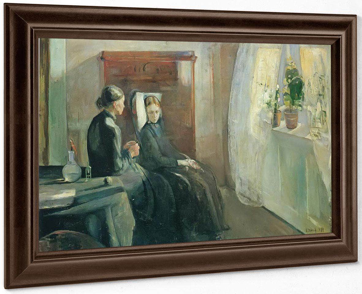 Spring 1889 By Edvard Munch Fine Art Print