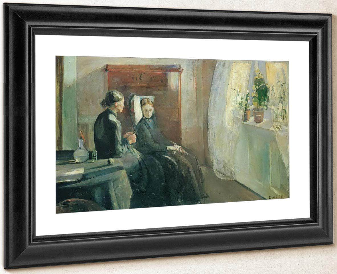 Spring 1889 By Edvard Munch Fine Art Print