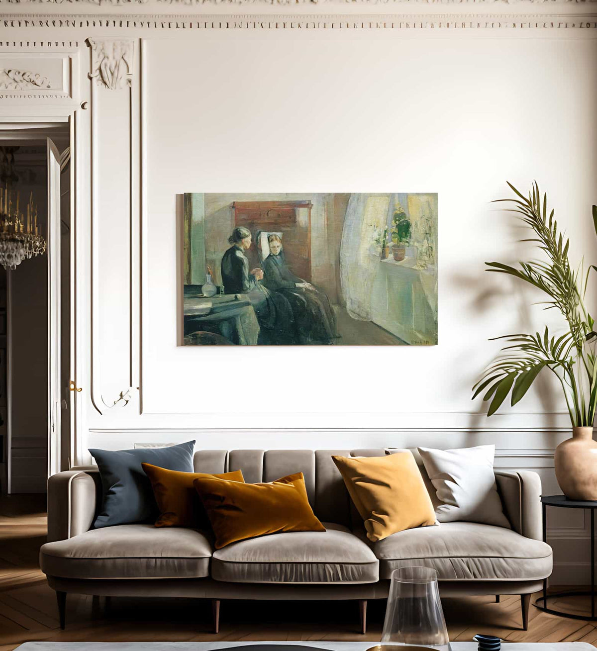 Spring 1889 By Edvard Munch Fine Art Print