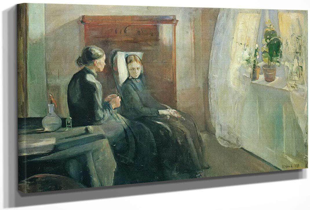 Spring 1889 By Edvard Munch Fine Art Print