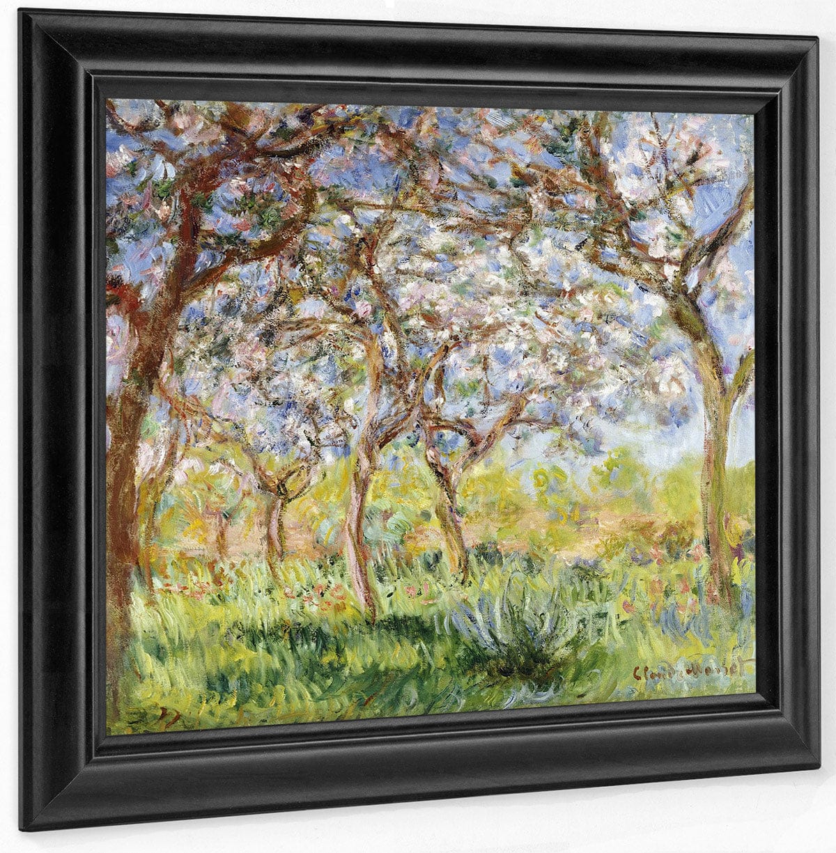 Spring At Giverny By Claude Monet Fine Art Print