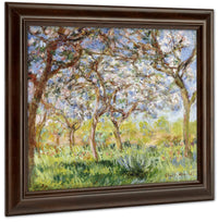 Spring At Giverny By Claude Monet Fine Art Print