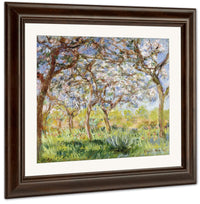 Spring At Giverny By Claude Monet Fine Art Print