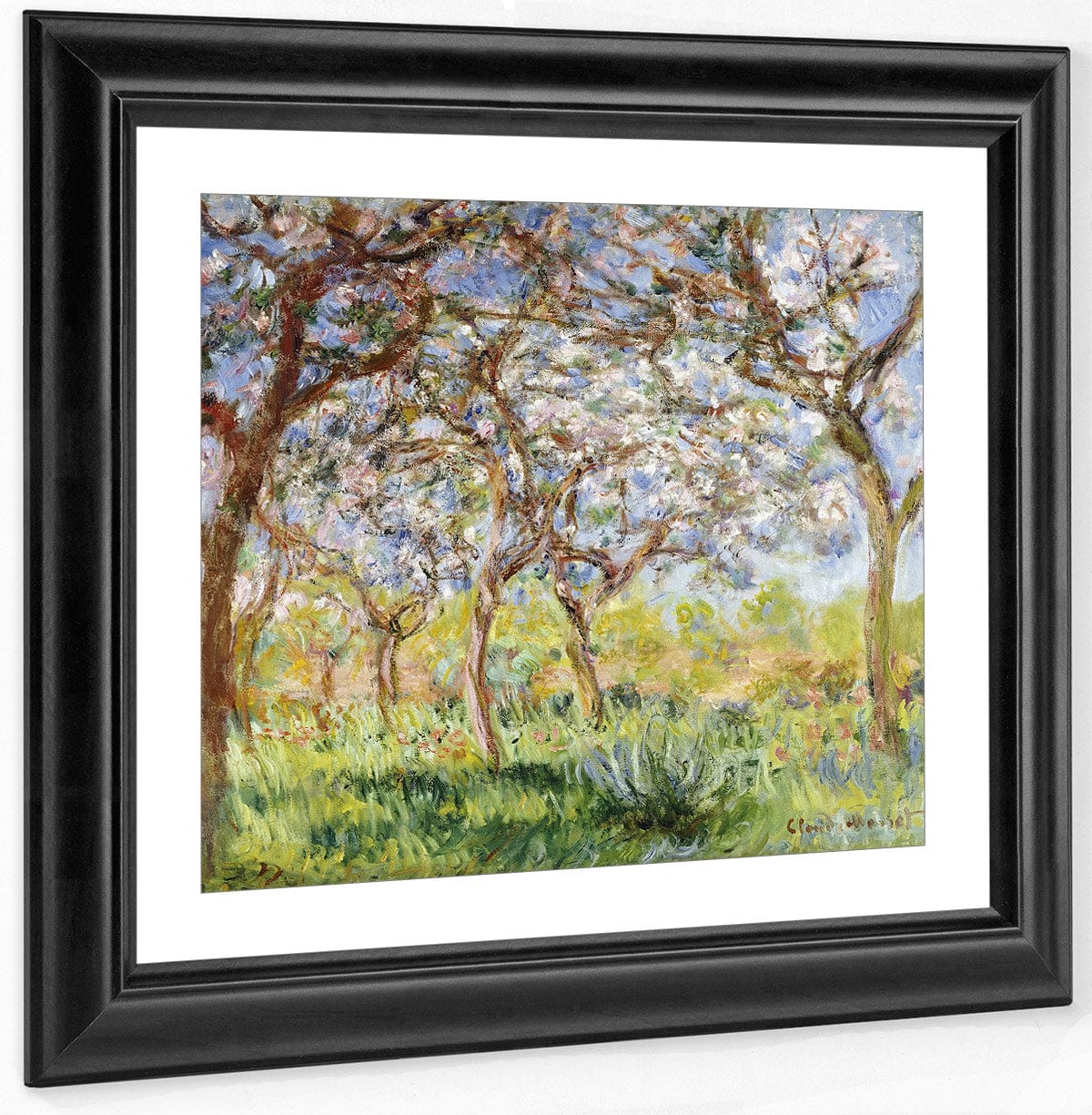 Spring At Giverny By Claude Monet Fine Art Print