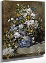 Spring Bouquet By Pierre Auguste Renoir Fine Art Print