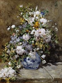 Spring Bouquet By Pierre Auguste Renoir Fine Art Print