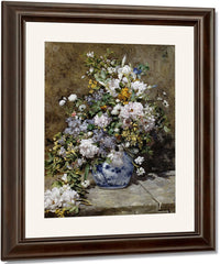 Spring Bouquet By Pierre Auguste Renoir Fine Art Print