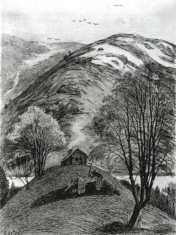 Spring By Nicolai Astrup Fine Art Print