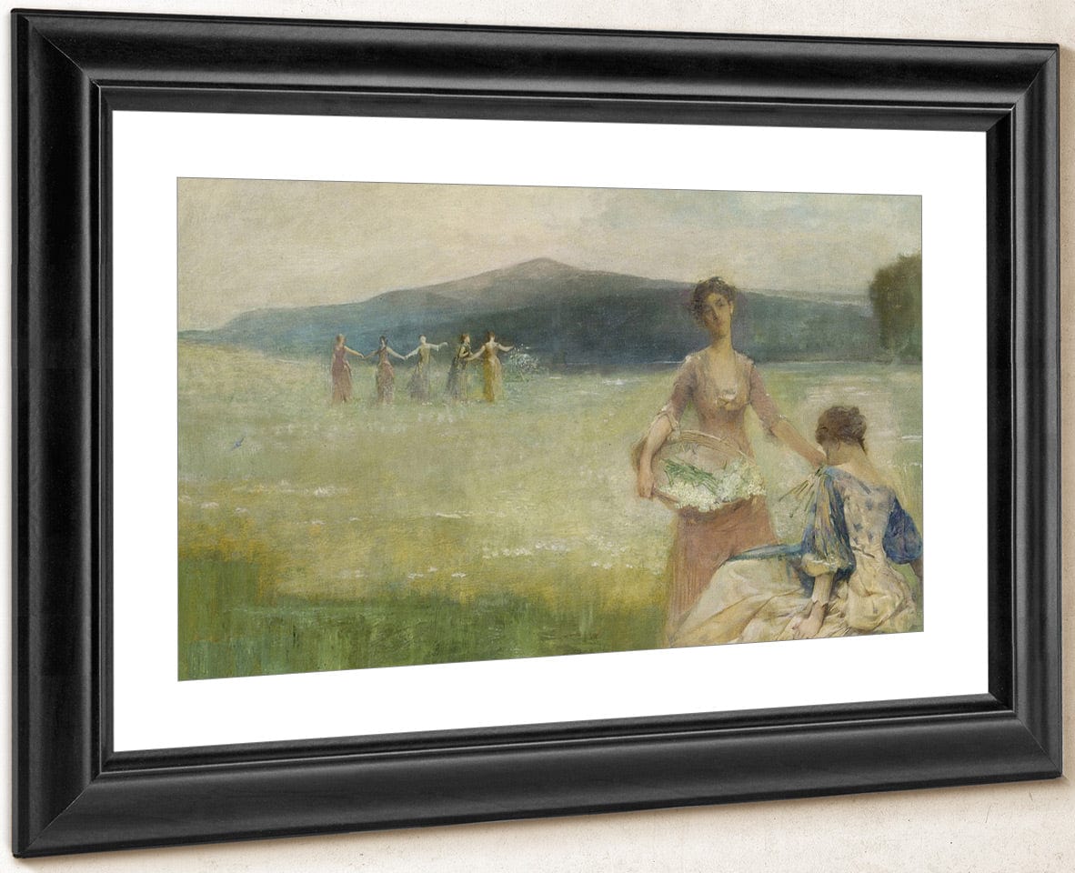 Spring By Thomas Wilmer Dewing Fine Art Print