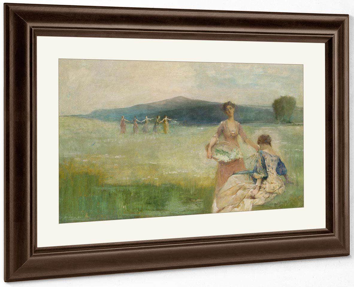 Spring By Thomas Wilmer Dewing Fine Art Print