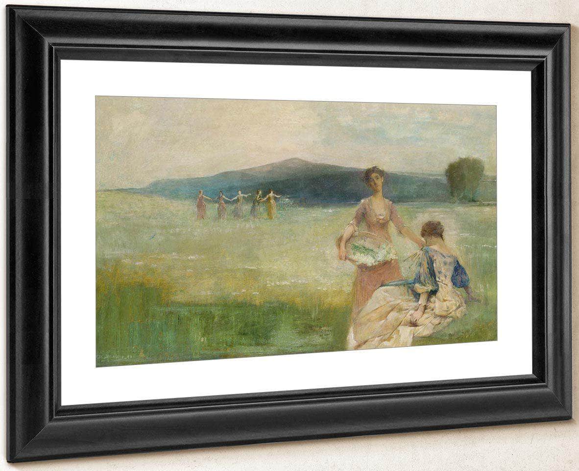 Spring By Thomas Wilmer Dewing Fine Art Print