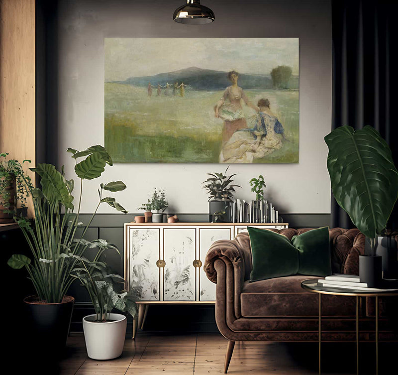 Spring By Thomas Wilmer Dewing Fine Art Print