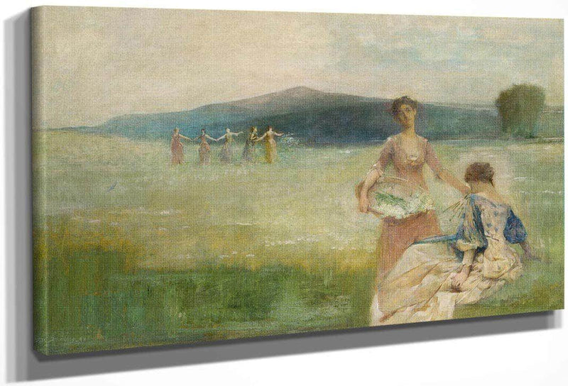 Spring By Thomas Wilmer Dewing Fine Art Print