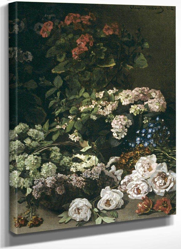 Spring Flowers By Monet Claude Fine Art Print