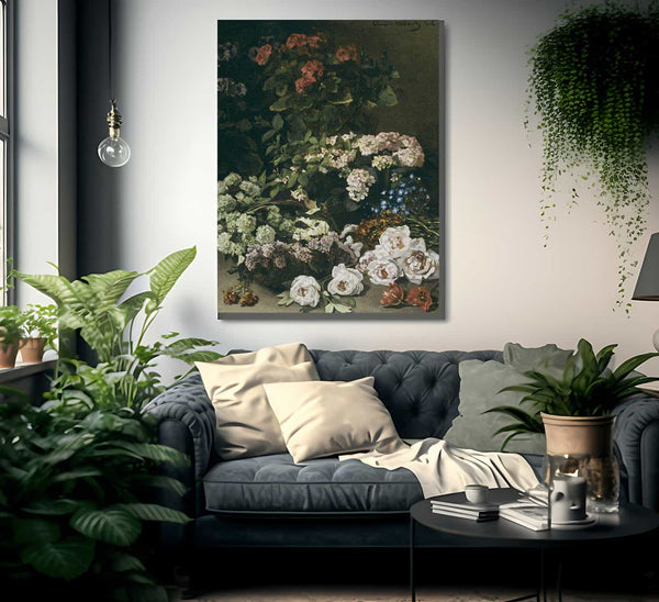 Spring Flowers By Monet Claude Fine Art Print