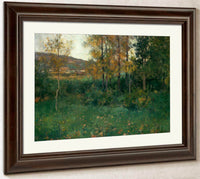 Spring Landscape Giverny By Willard Leroy Metcalf Fine Art Print