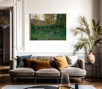 Spring Landscape Giverny By Willard Leroy Metcalf Fine Art Print