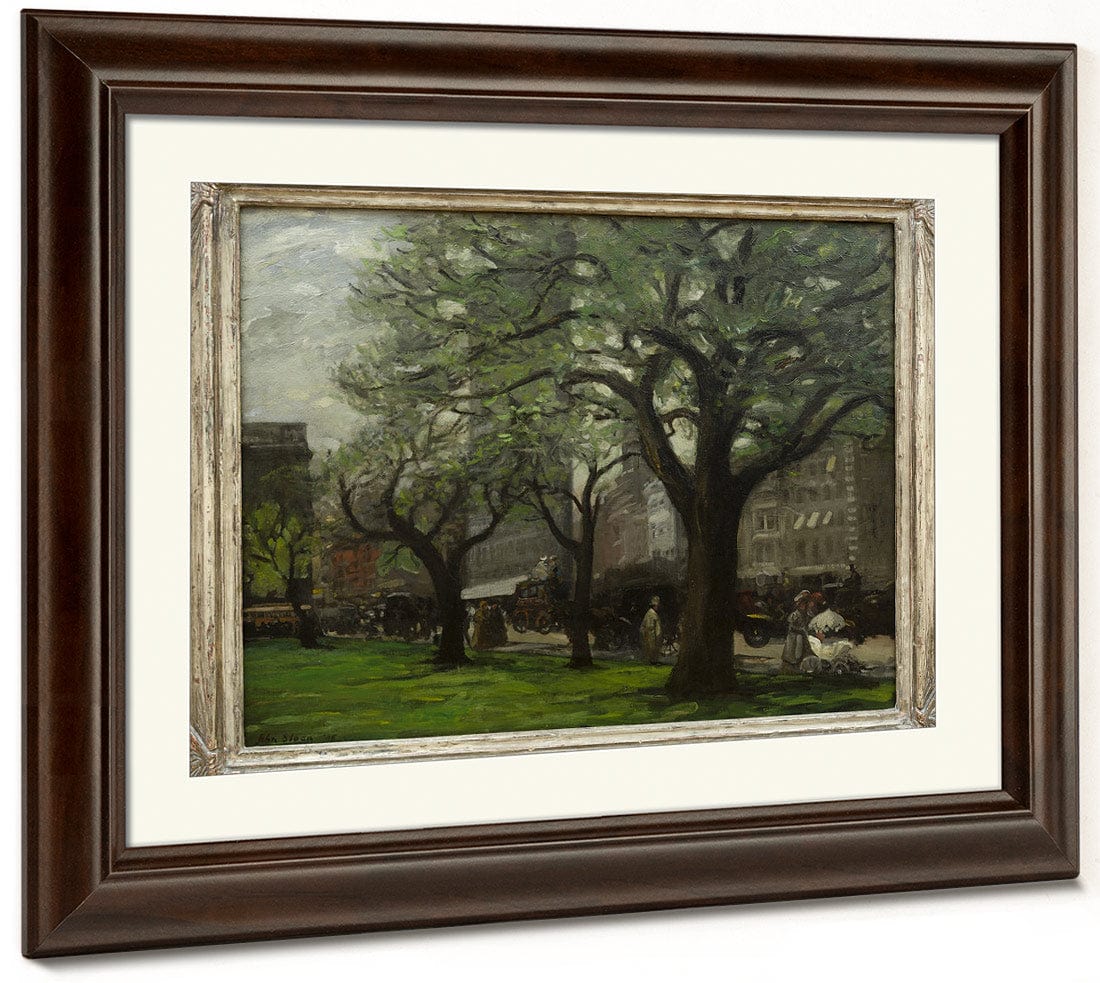 Spring, Madison Square By John Sloan Fine Art Print