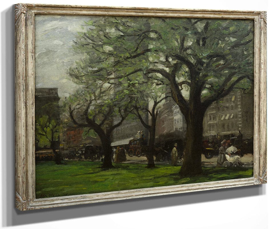Spring, Madison Square By John Sloan Fine Art Print
