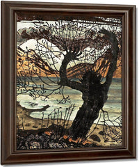 Spring Night And Willow (Also Known As Willow) By Nicolai Astrup Fine Art Print