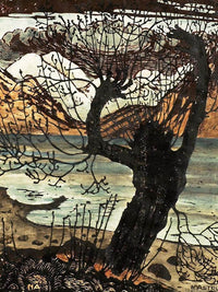 Spring Night And Willow (Also Known As Willow) By Nicolai Astrup Fine Art Print