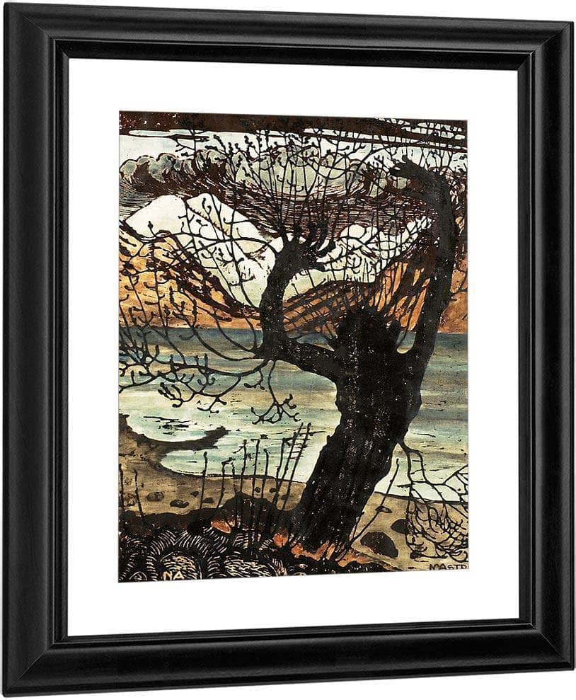 Spring Night And Willow (Also Known As Willow) By Nicolai Astrup Fine Art Print