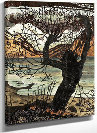 Spring Night And Willow (Also Known As Willow) By Nicolai Astrup Fine Art Print