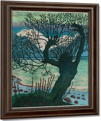 Spring Night And Willow By Nicolai Astrup Fine Art Print