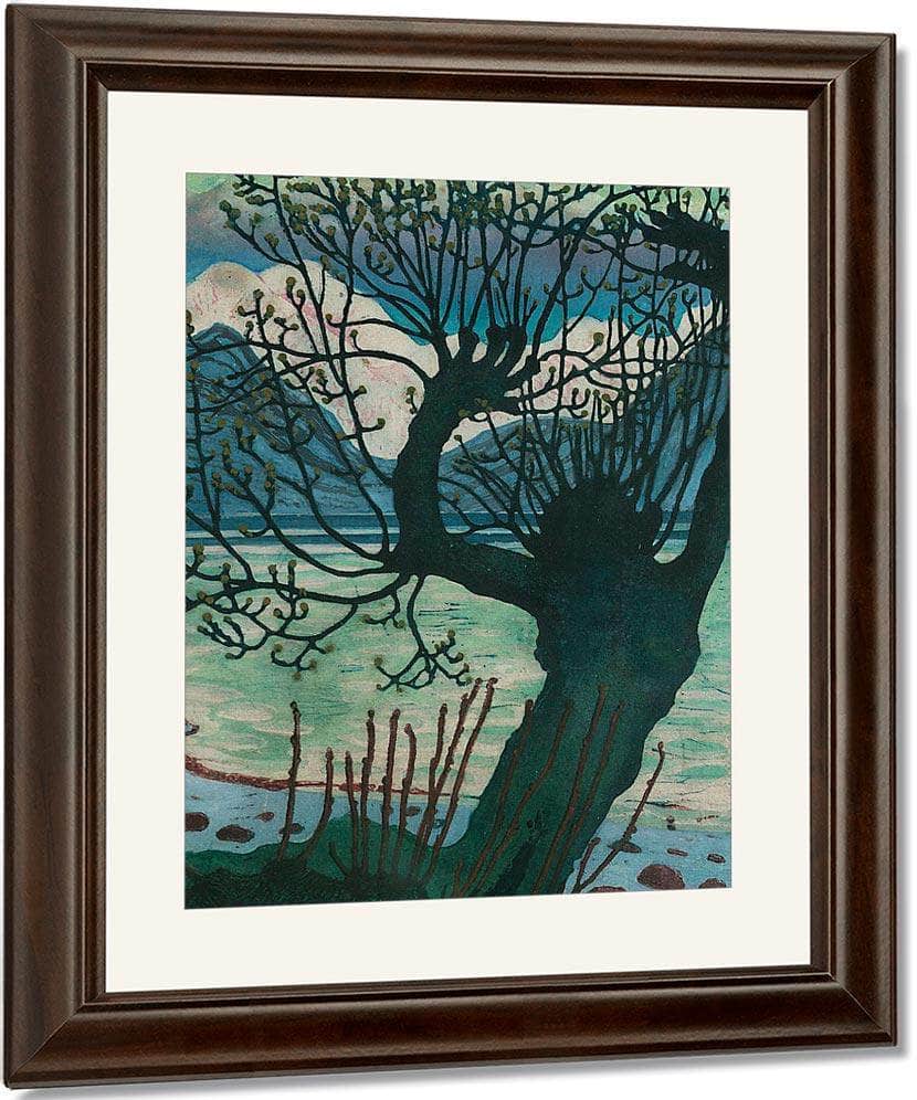 Spring Night And Willow By Nicolai Astrup Fine Art Print