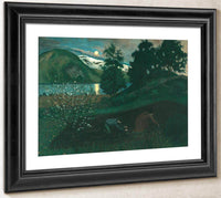 Spring Night In The Garden 1 By Nicolai Astrup Fine Art Print