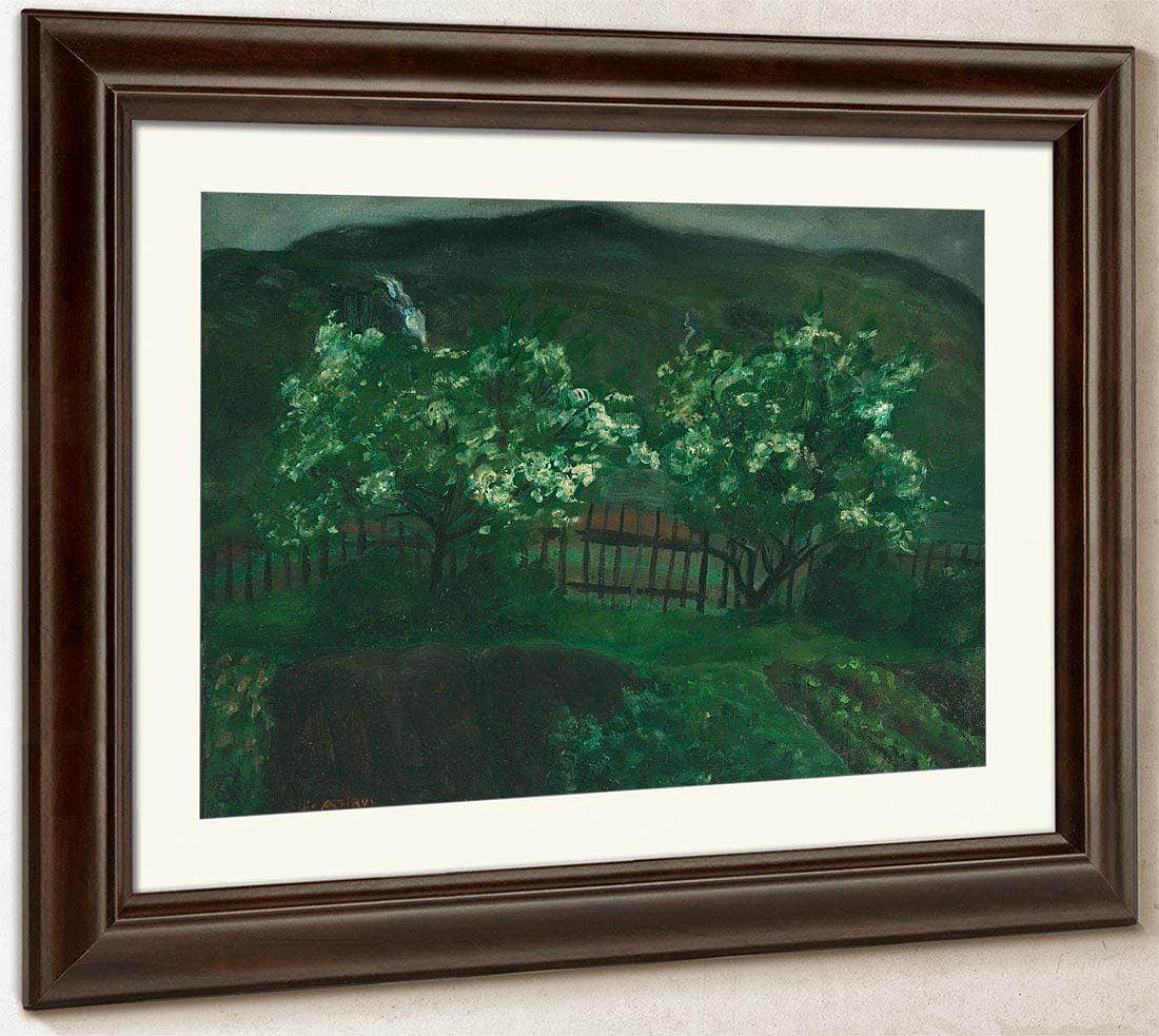 Spring Rain And Cherries By Nicolai Astrup Fine Art Print