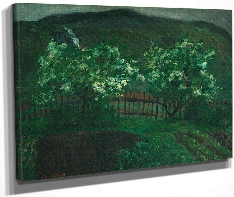 Spring Rain And Cherries By Nicolai Astrup Fine Art Print