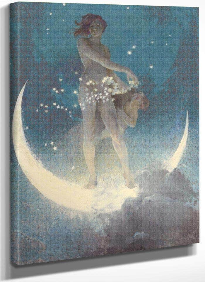 Spring Scattering Stars By Edwin Blashfield Fine Art Print
