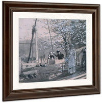 Spring Women And Men At Well 1875 By Winslow Homer Fine Art Print
