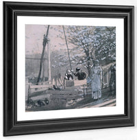 Spring Women And Men At Well 1875 By Winslow Homer Fine Art Print
