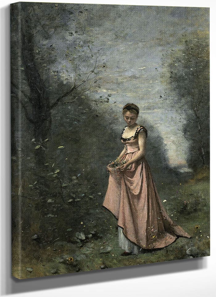 Springtime Of Life By Jean Baptiste Camille Corot Fine Art Print