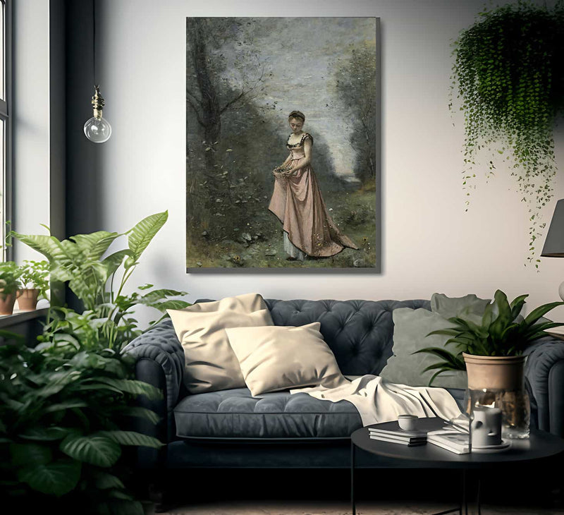 Springtime Of Life By Jean Baptiste Camille Corot Fine Art Print