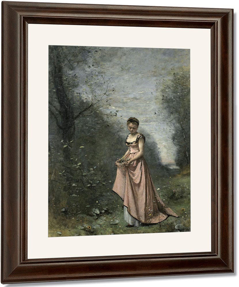 Springtime Of Life By Jean Baptiste Camille Corot Fine Art Print