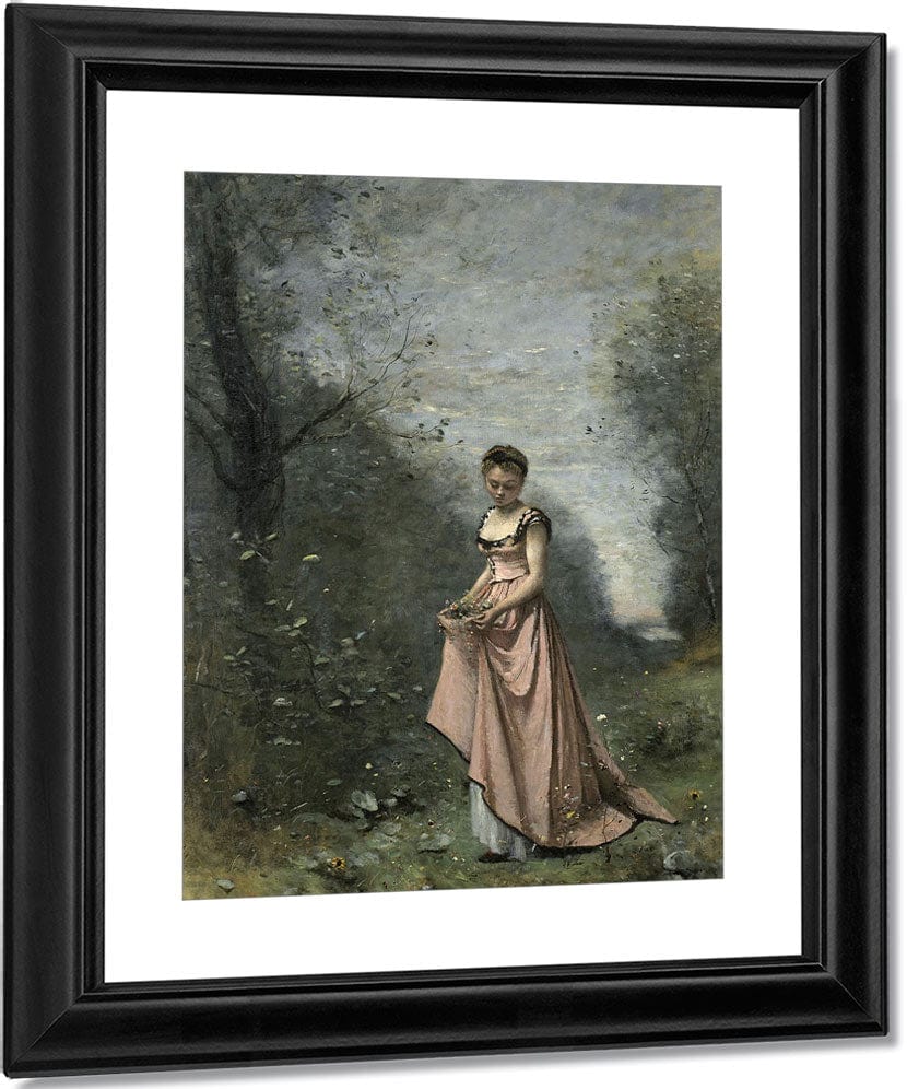 Springtime Of Life By Jean Baptiste Camille Corot Fine Art Print