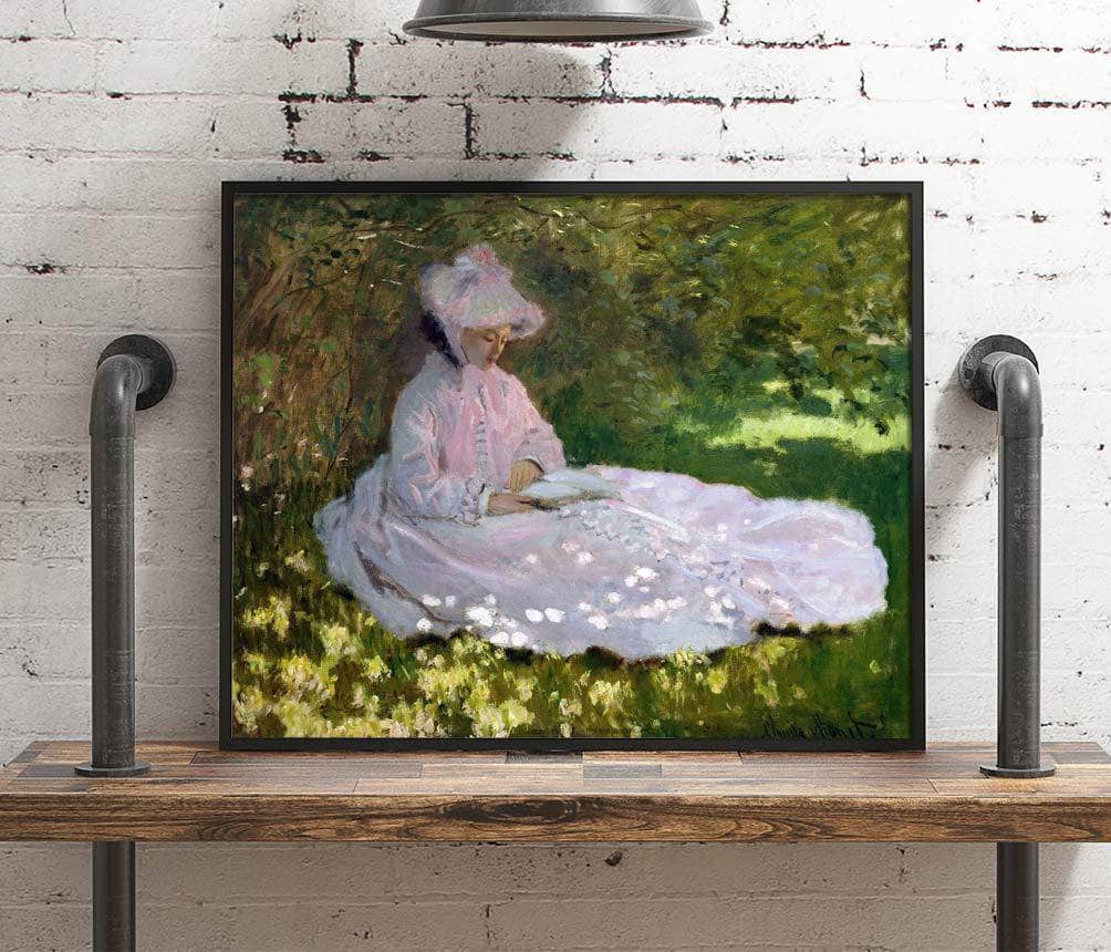 Springtime Painting Claude Monet Canvas Art Fine Art Print