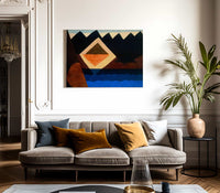 Square On The Pond By Arthur Dove Fine Art Print