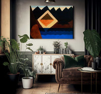 Square On The Pond By Arthur Dove Fine Art Print