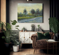 Square Saint Pierre At Sunset By Vincent Van Gogh Fine Art Print