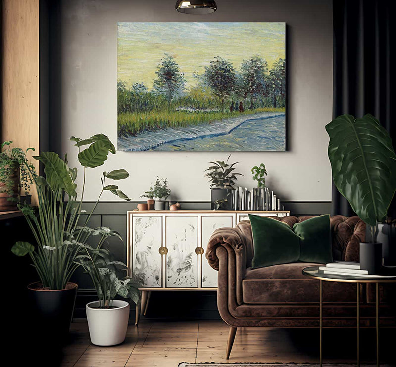 Square Saint Pierre At Sunset By Vincent Van Gogh Fine Art Print