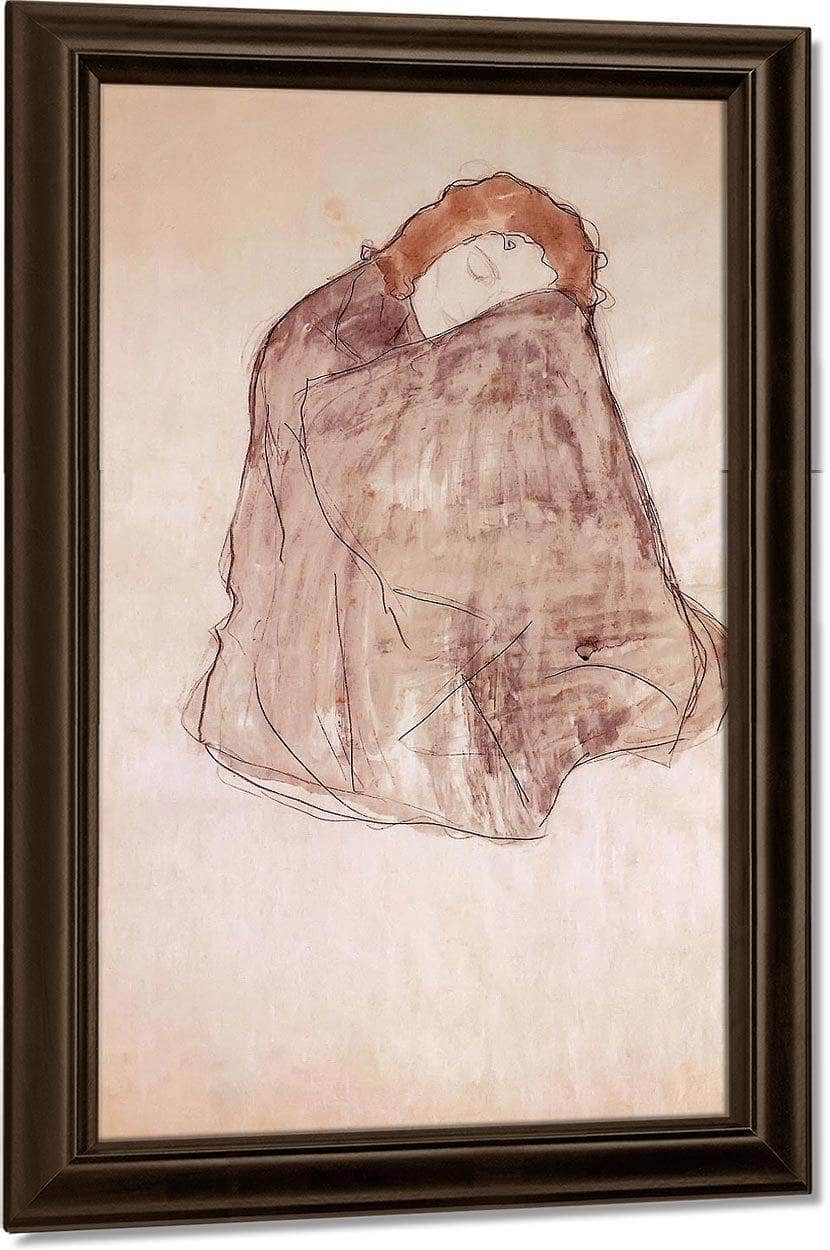 Squatting Woman, 1919 By Gustav Klimt Fine Art Print
